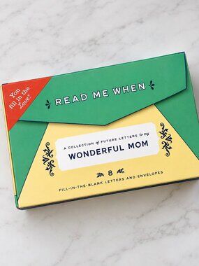Letters to My Wonderful Mom Read Me When Box